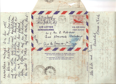 Carta de Hanna Levy-Deinhard para Fayga, de 04/08/1955