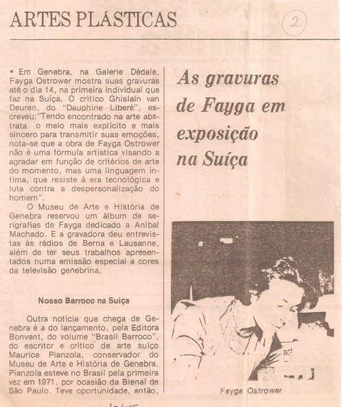 O Globo, 06/03/1975