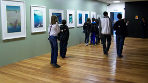 Público na exposição