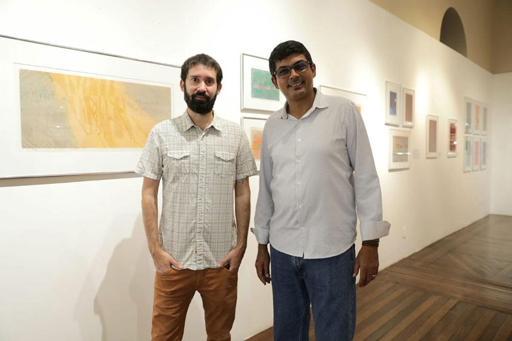 João Rodrigo Ostrower e Marcos Apolo Muniz de Araújo, Secretário de Estado de Cultura e Economia Criativa. Foto Micha