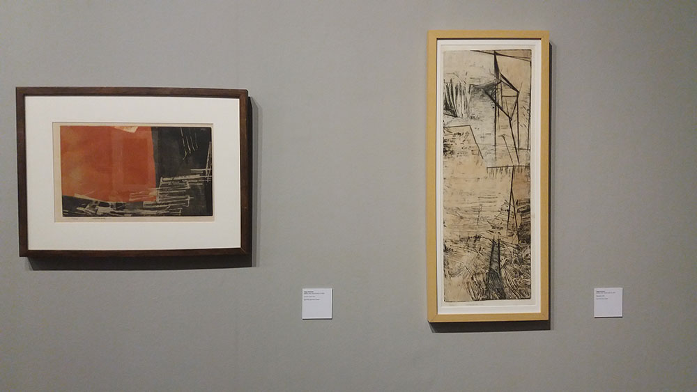 Obras de Fayga na exposição no Paço Imperial-RJ