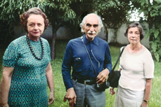 Kadem e Haity Moussatché, amigos do casal Ostrower. Haity foi um dos pesquisadores da Fiocruz cassado pelo governo militar brasileiro. Venezuela, 1980.